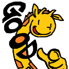 Giraffe LONG LONG Stickers5 sticker #14882142