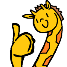 Giraffe LONG LONG Stickers5 sticker #14882143