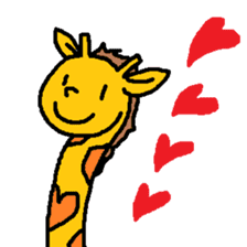 Giraffe LONG LONG Stickers5 sticker #14882150