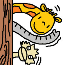 Giraffe LONG LONG Stickers5 sticker #14882153