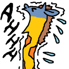 Giraffe LONG LONG Stickers5 sticker #14882158