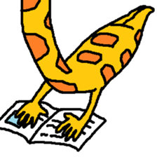 Giraffe LONG LONG Stickers5 sticker #14882164