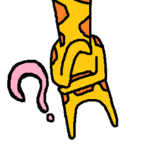 Giraffe LONG LONG Stickers5 sticker #14882165
