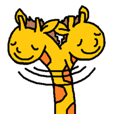 Giraffe LONG LONG Stickers5 sticker #14882166