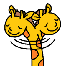 Giraffe LONG LONG Stickers5 sticker #14882166