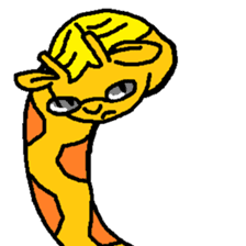 Giraffe LONG LONG Stickers5 sticker #14882167