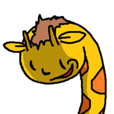 Giraffe LONG LONG Stickers5 sticker #14882169