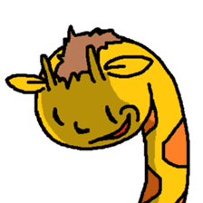 Giraffe LONG LONG Stickers5 sticker #14882169