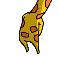 Giraffe LONG LONG Stickers5 sticker #14882173