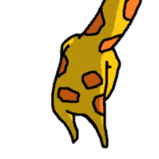 Giraffe LONG LONG Stickers5 sticker #14882173