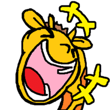 Giraffe LONG LONG Stickers5 sticker #14882174