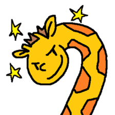 Giraffe LONG LONG Stickers5 sticker #14882177