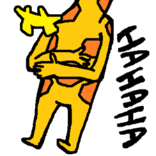 Giraffe LONG LONG Stickers5 sticker #14882178