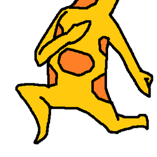 Giraffe LONG LONG Stickers5 sticker #14882181