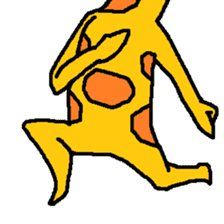 Giraffe LONG LONG Stickers5 sticker #14882181