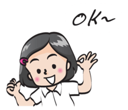 school girl sweet sweet sticker #14882412