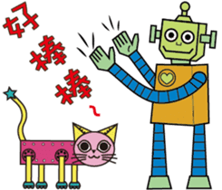 color robot part.2 sticker #14882624