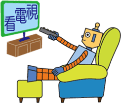 color robot part.2 sticker #14882630