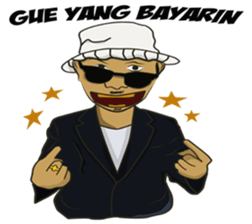 Indonesian Rich Guy sticker #14882702