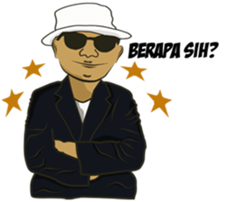 Indonesian Rich Guy sticker #14882706