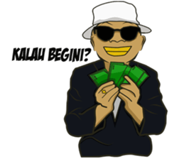 Indonesian Rich Guy sticker #14882708
