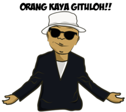 Indonesian Rich Guy sticker #14882709