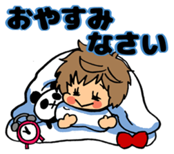 Happy!A girl with naturally curly hair! sticker #14882899