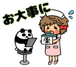 Happy!A girl with naturally curly hair! sticker #14882930