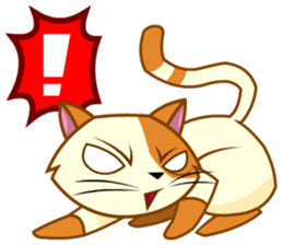 Laze cat sticker #14883289