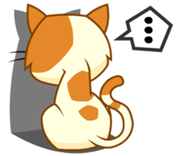 Laze cat sticker #14883290