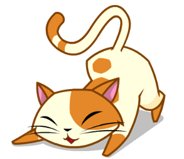 Laze cat sticker #14883291