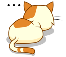 Laze cat sticker #14883292