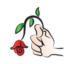 my hand talk 6 sticker #14883529