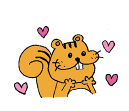 Little Squirrel "sae" sticker #14883732