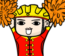 the cycling life of a struggling Knight8 sticker #14884078