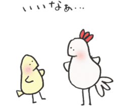 Tamagosan and Piyosan and Kokkosan sticker #14884467