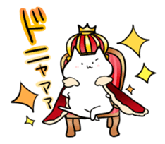 White nyanko Sticker sticker #14884744