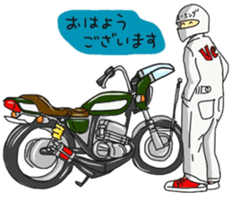 everyday helmet boy4 oldbikeclub version sticker #14884942