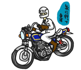 everyday helmet boy4 oldbikeclub version sticker #14884943