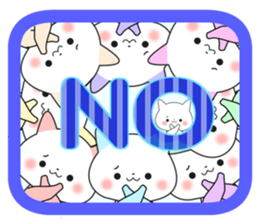 colorful cats!!!!!!! sticker #14885007