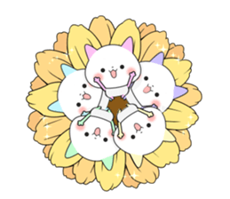 colorful cats!!!!!!! sticker #14885008