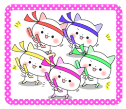 colorful cats!!!!!!! sticker #14885017