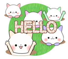 colorful cats!!!!!!! sticker #14885020