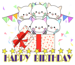 colorful cats!!!!!!! sticker #14885045