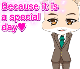 Lovely White Day from a cool Chihuahua sticker #14885602