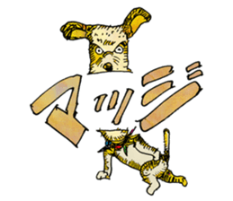 Dailylife of God and brothers sticker #14886122