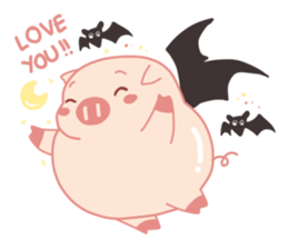 Halloween Holidays of Cute Lovely Pig sticker #14886854