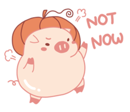 Halloween Holidays of Cute Lovely Pig sticker #14886855