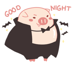 Halloween Holidays of Cute Lovely Pig sticker #14886858