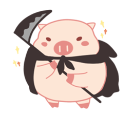 Halloween Holidays of Cute Lovely Pig sticker #14886859